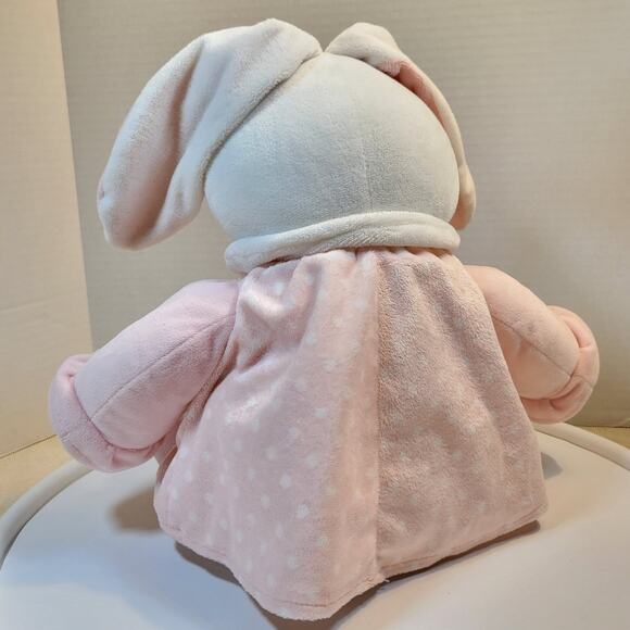 Plush White Pink Bunny Rabbit 16” Soft Toy Stuffed Animal Washable Gulliver - Picture 5 of 16